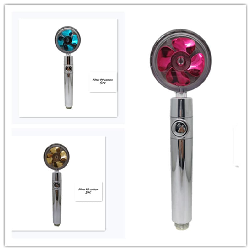 Propeller Handheld Shower Head With Filter