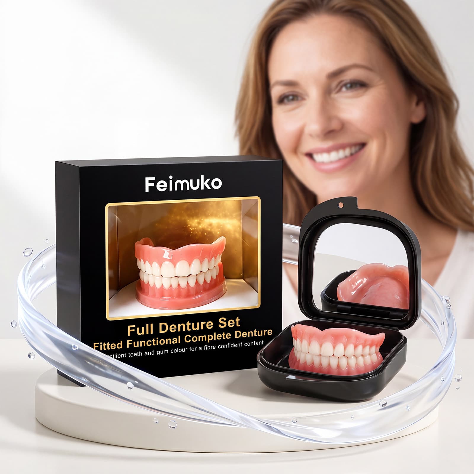 Denture Set Dental Cosmetic Kit For Correcting Gaps Between Teeth