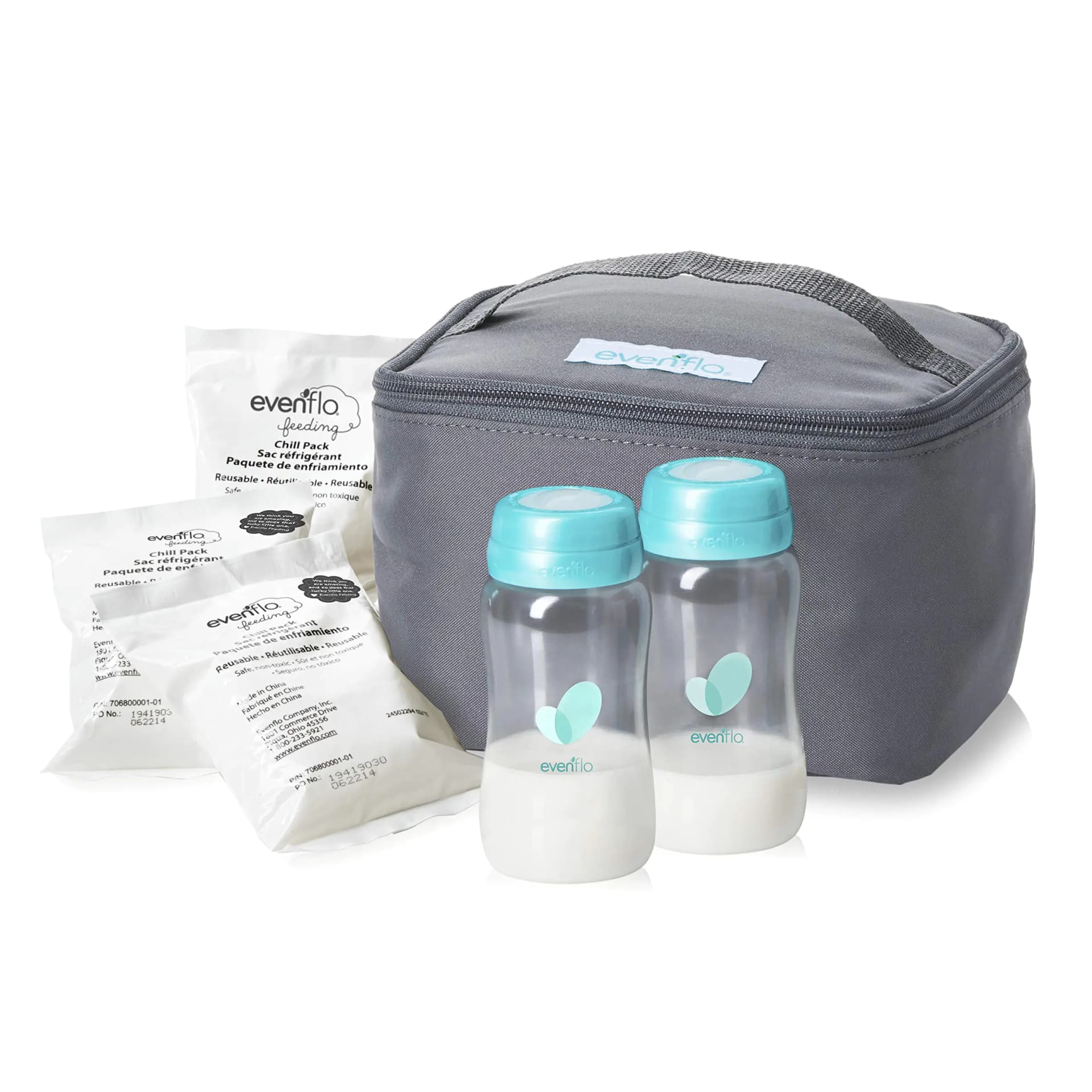 Evenflo Insulated Cooler Bag Accessory Kit Grey