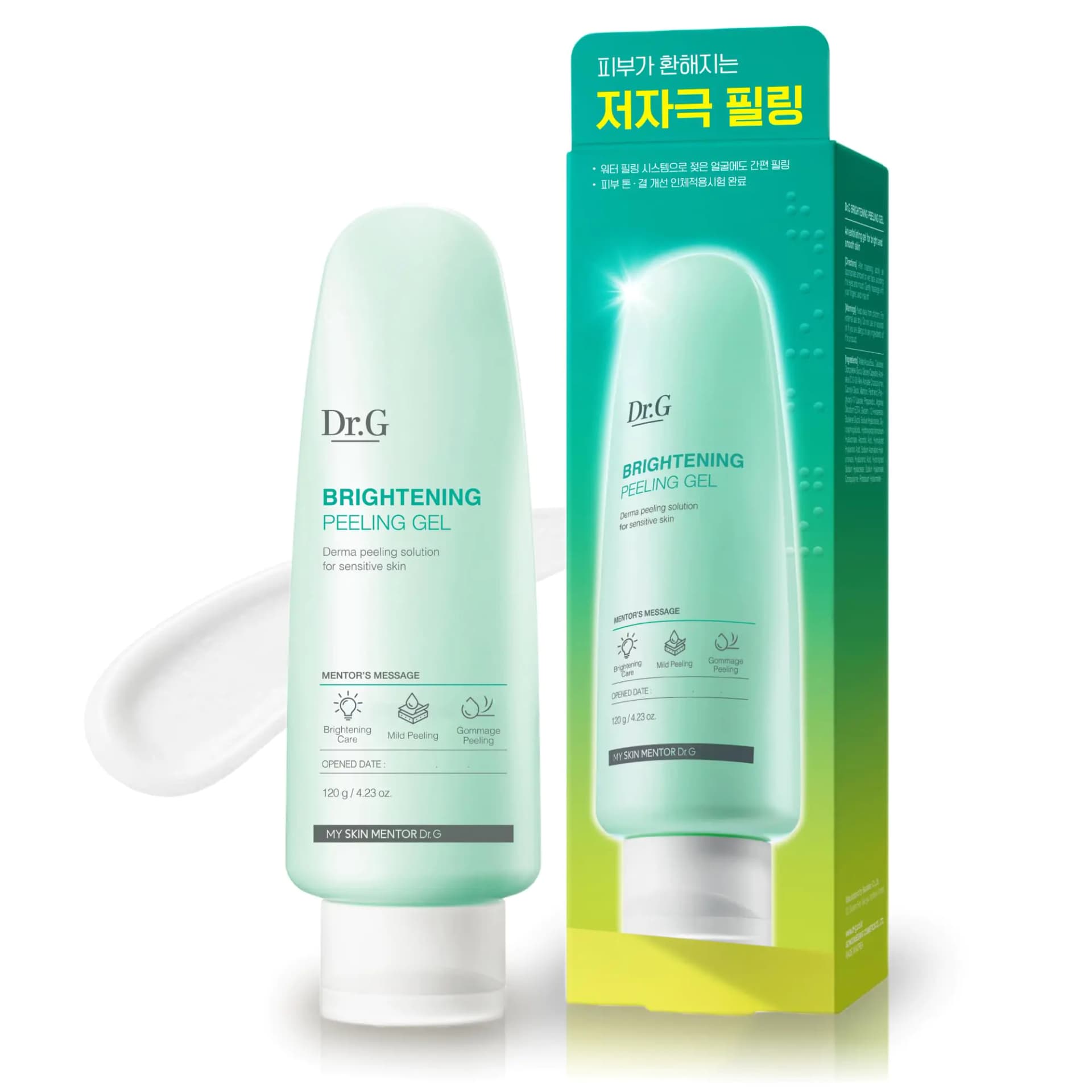 Dr.G Korean Derma Peeling Gel 120ml - Facial Peeling Gel For Face Exfoliating Gel For Face Exfoliator Korean Skin Care Korean Skincare Korean Beauty Products Kbeauty K Beauty Skincare