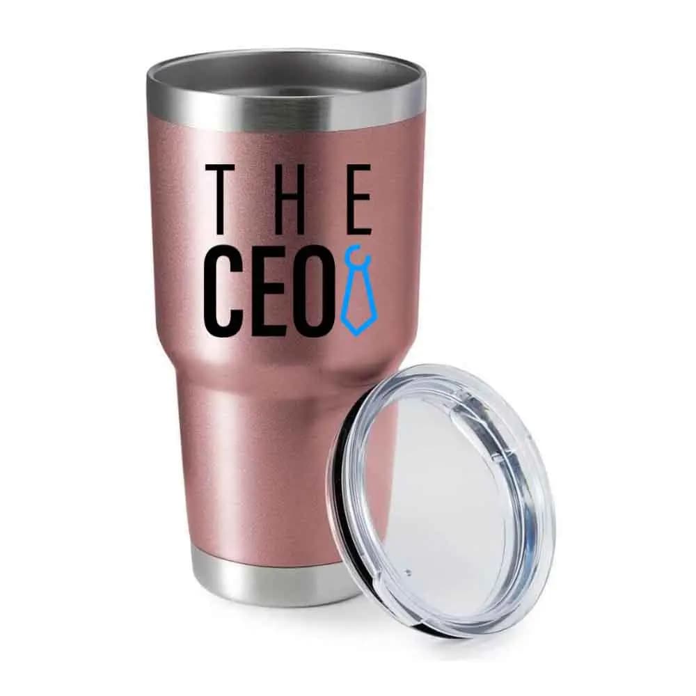 The CEO 30oz Insulated Vacuum Sealed Tumbler