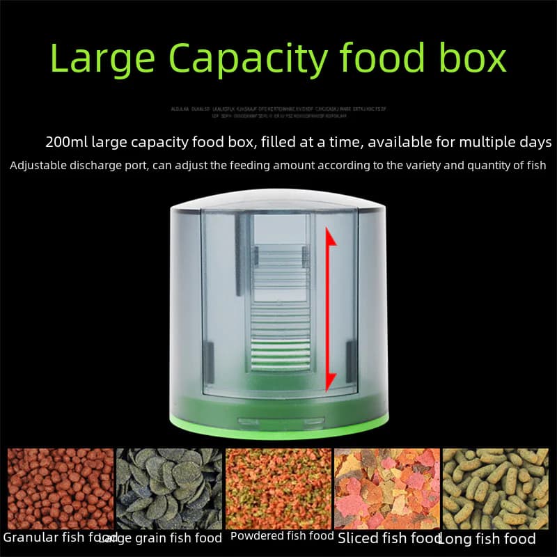 Smart Automatic Fish Feeder for Aquariums (Large Capacity)