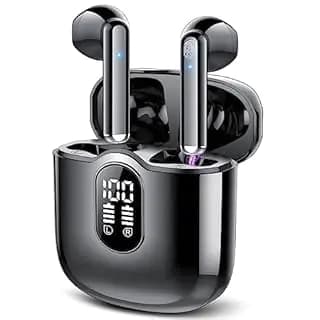 Atheewon Wireless Earbuds Bluetooth 5.3 Headphones Bass Stereo Ear Buds with Noise Cancelling Mic