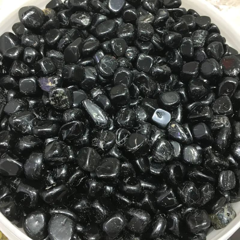 Natural Black Obsidian Gravel for Aquariums