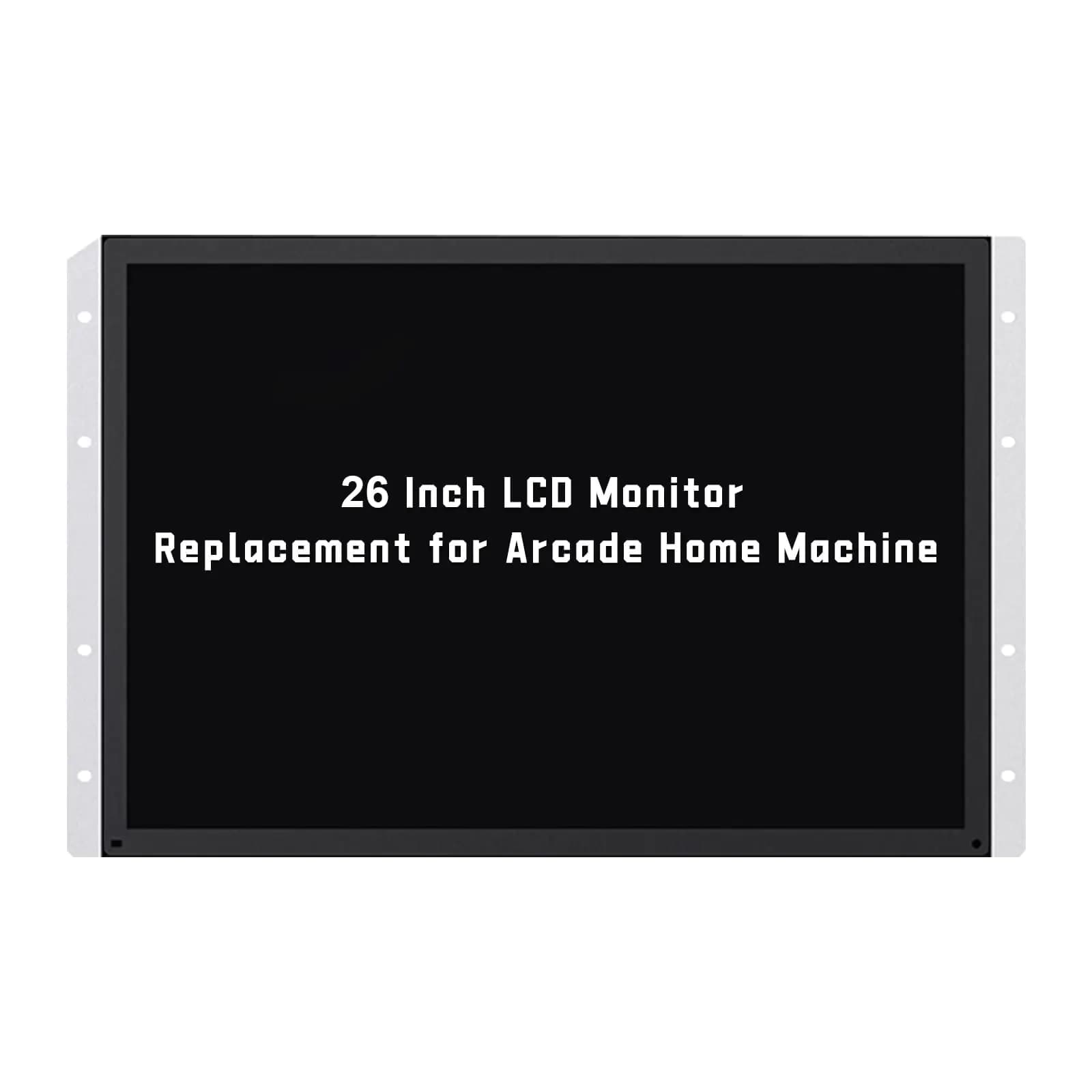UNICO 26 inch Arcade Monitor 4:3 Ratio LCD Gaming Monitor for HDMI/VGA/CGA/EGA Arcade Machine Easy Install Monitor Arcade Accessories - 26inch