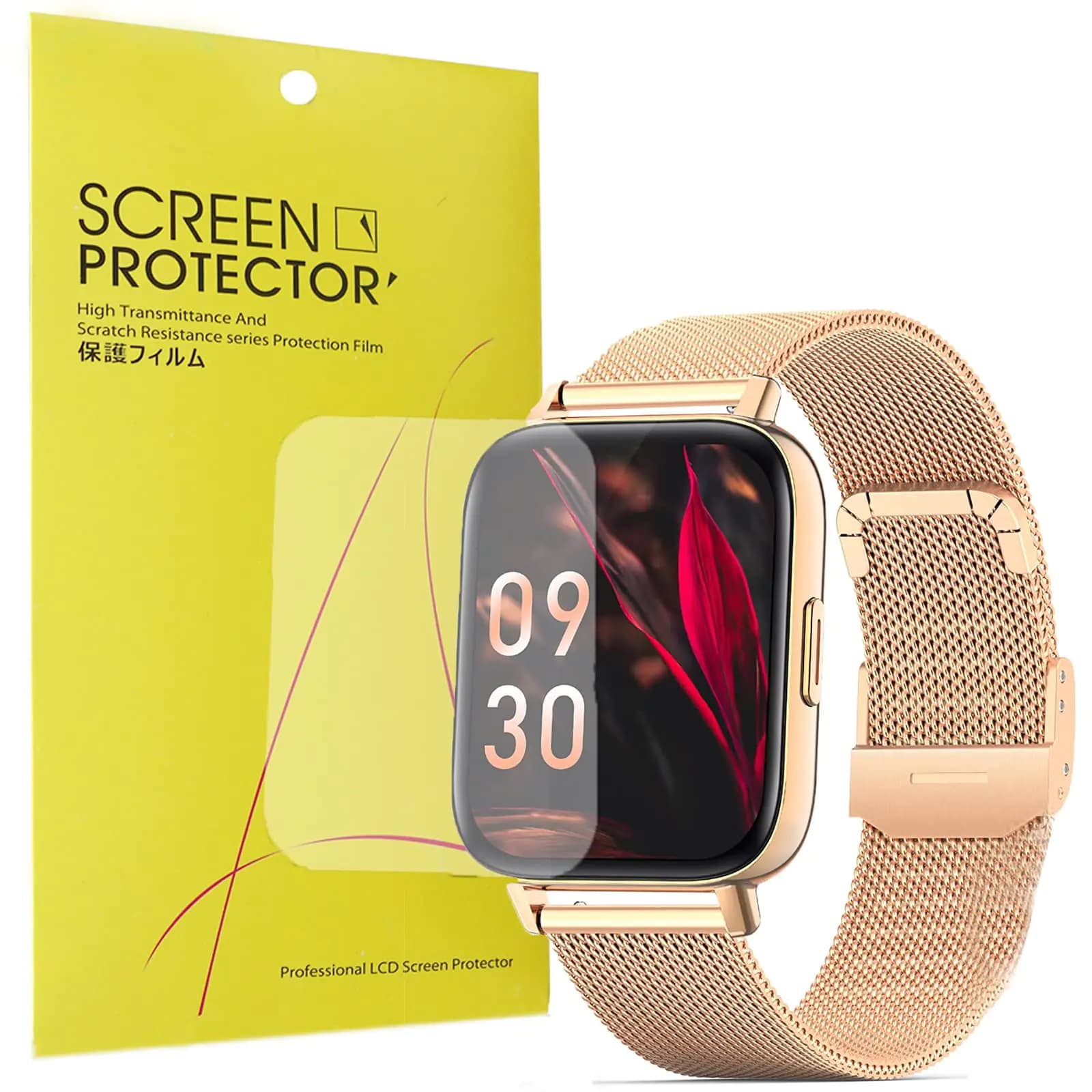 Compatible for Nemheng Smart Watch Screen Protector [6 Pack] Lamshaw Premium High Definition Ultra HD Film Compatible with Nemheng N22 Smart Watch/HOK Smart Watch I22 (N22 watch/I22 Watch-6 Pack)