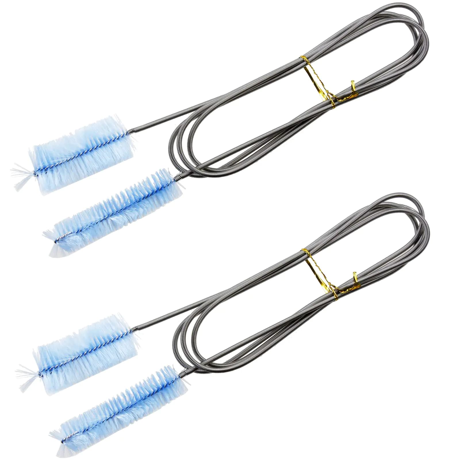 AQUANEAT Fish Tank Cleaning Tools Aquarium Brushes Pipe CleanerFilter BrushDrain Brush for Home Kitchen Double Ended 2pcs