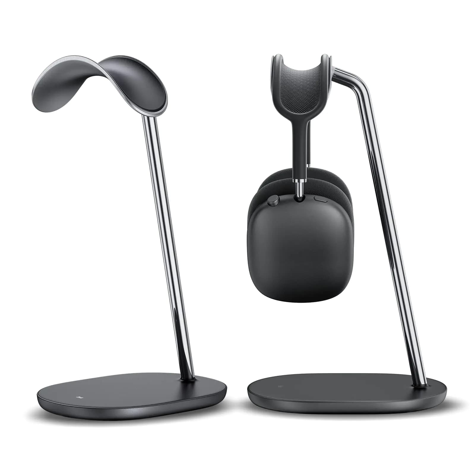 BENKS Headphone Stand Airpods Max Stand Desktop Headset Holder Gaming Headset Accessories Desk Earphone Stand for AirPods Max Beats Bose Sony Senheiser (Black Headphone Stand)