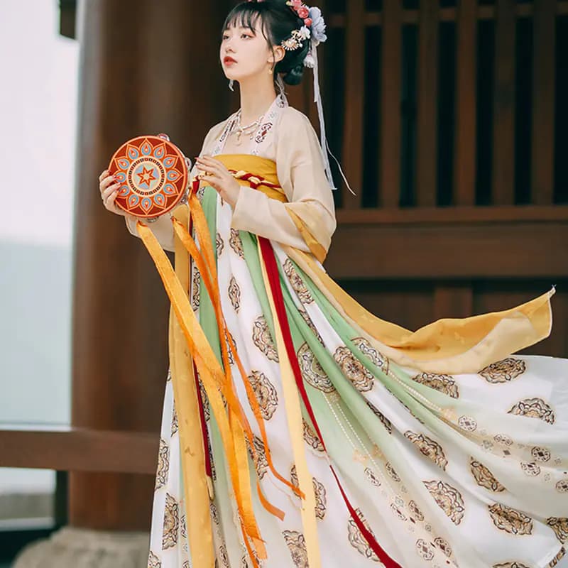 Chinese Style Women's Full Skirt Clothing