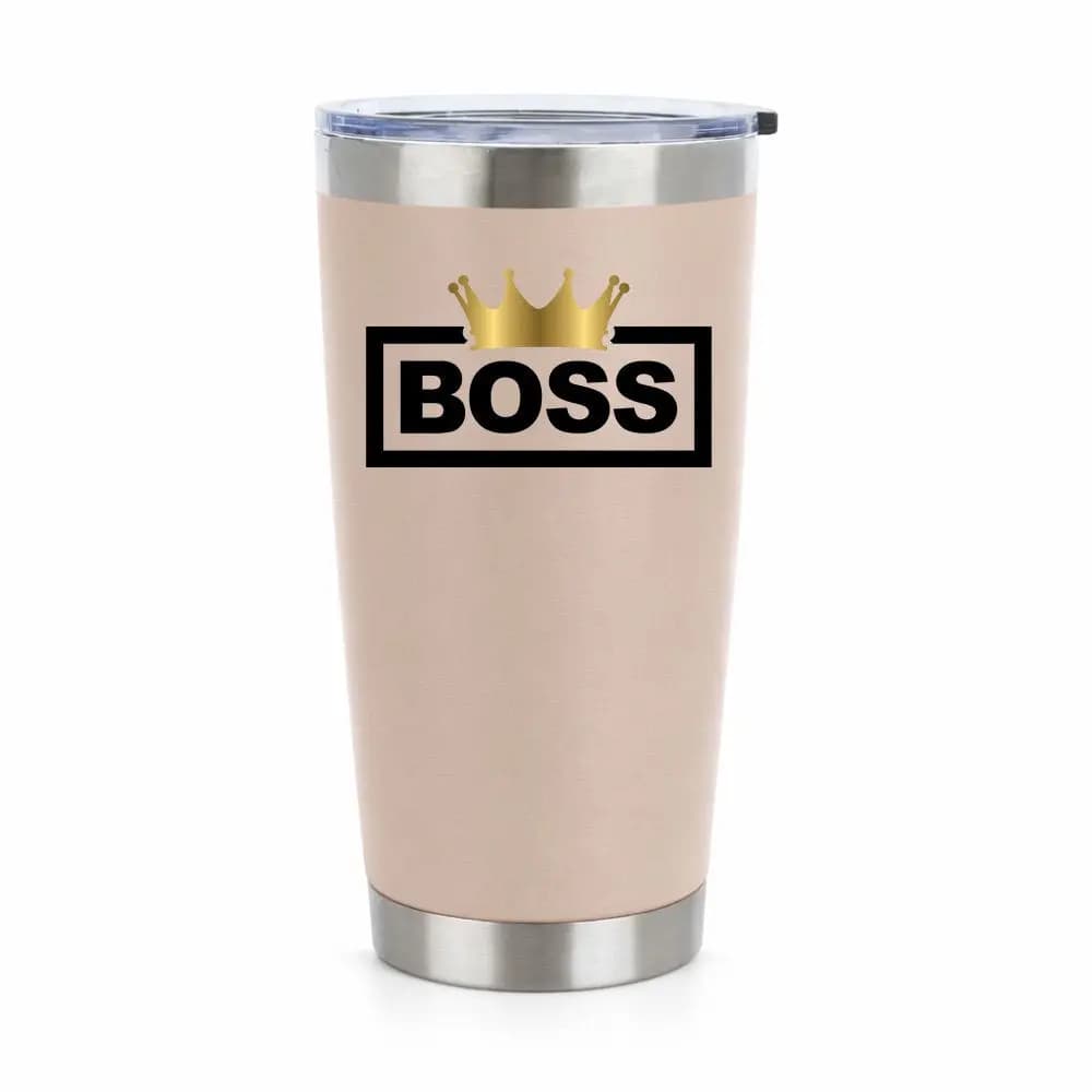 Boss Crown 20oz Insulated Vacuum Sealed Tumbler