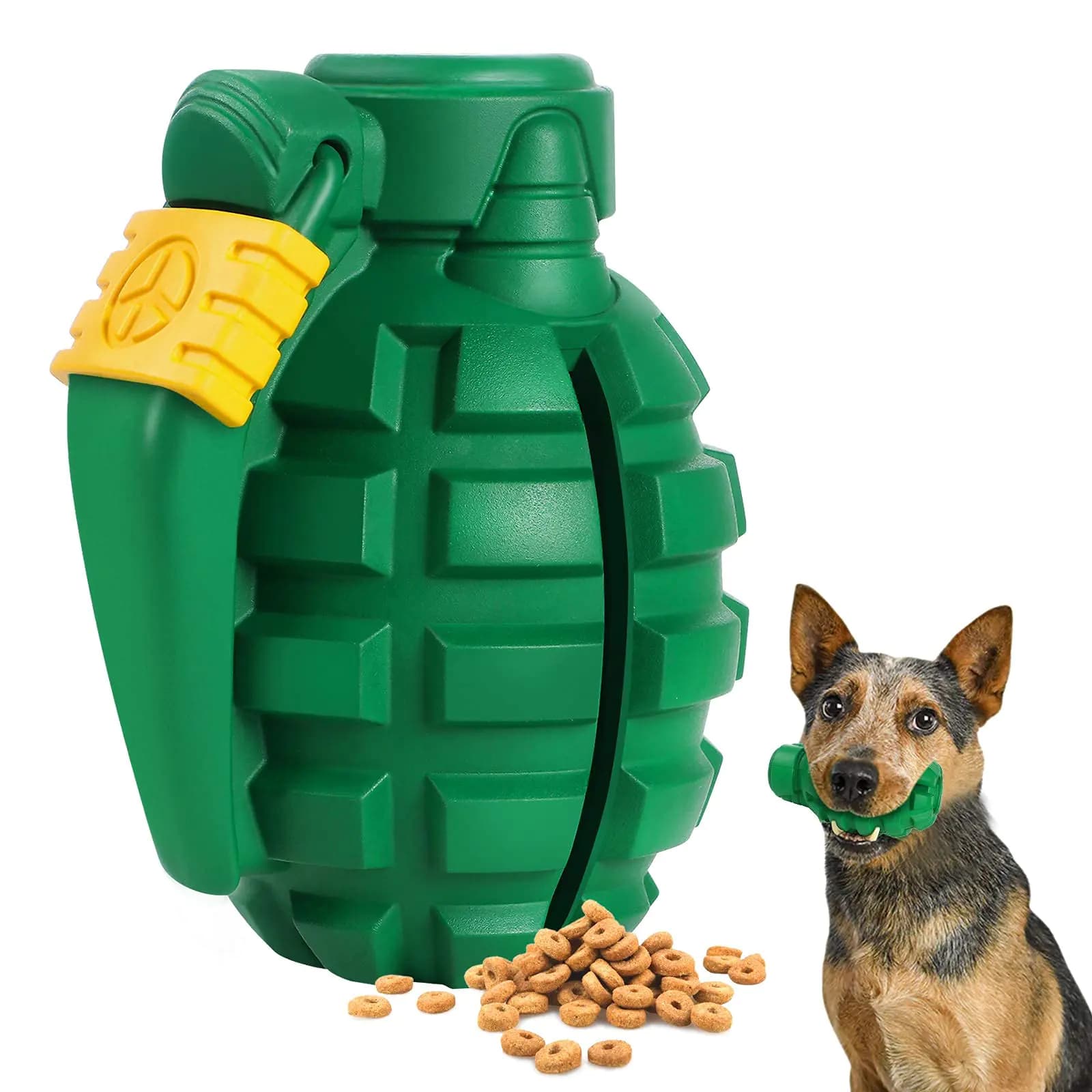 Indestructible Dog Chew Toy Large Green