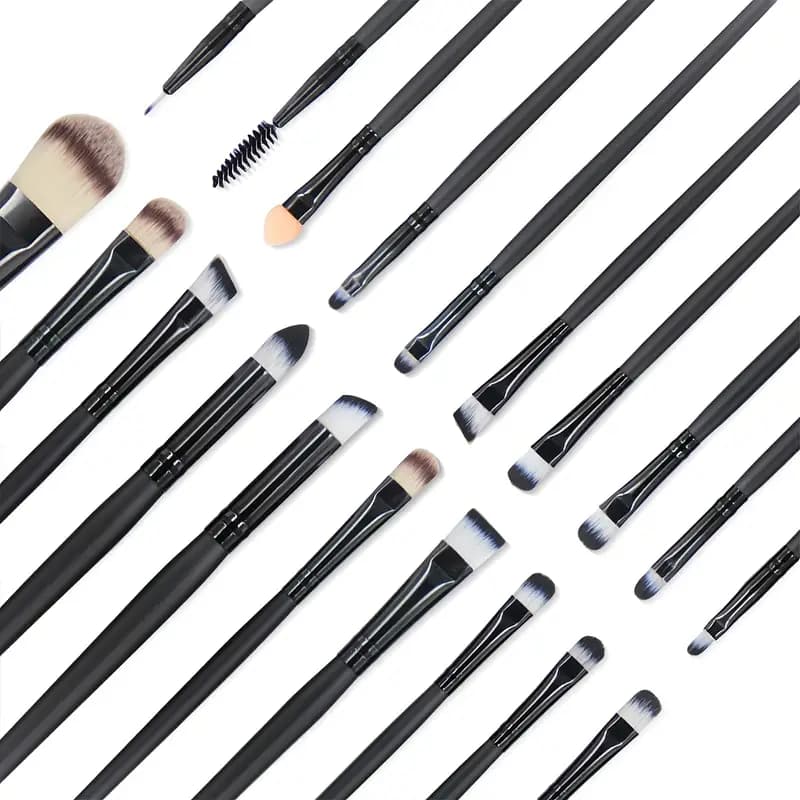 20 Pcs Colorful Soft Makeup Brushes Set and Tools