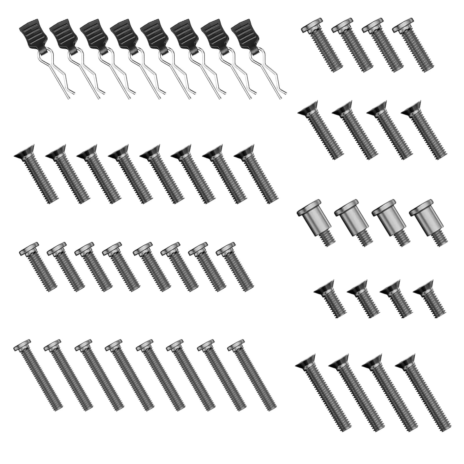 HYPER GO KS001 RC Car Accessories Screw and Clips Spare Parts RC Vehicle Screw for All 1/14 1/16 Scale