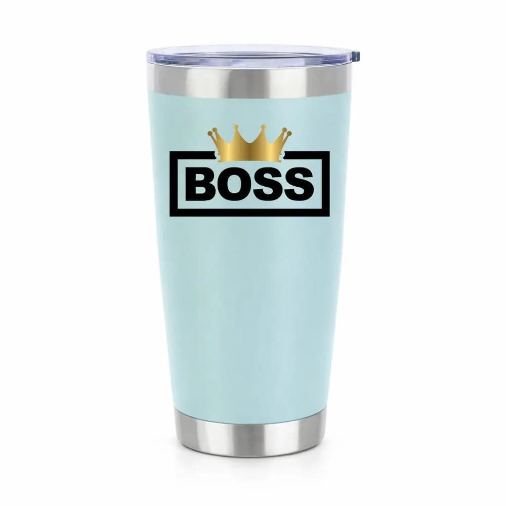 Boss Crown 20oz Insulated Vacuum Sealed Tumbler
