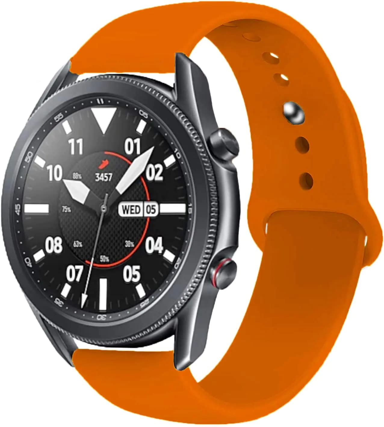 Galaxy Watch 3 45mm Silicone Sports Band Orange