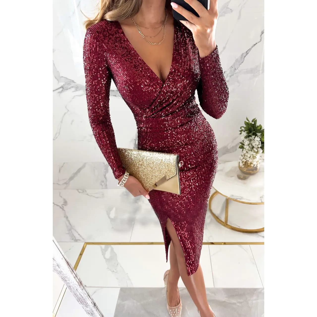 Slim-fit Mid-length High-end Women's Clothing