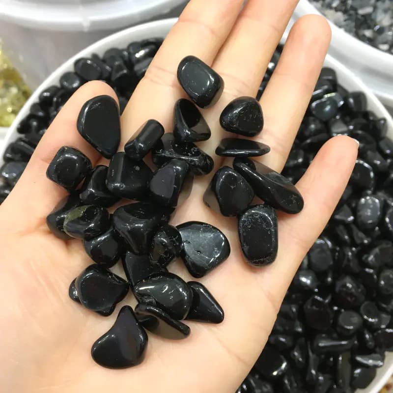 Natural Black Obsidian Gravel for Aquariums
