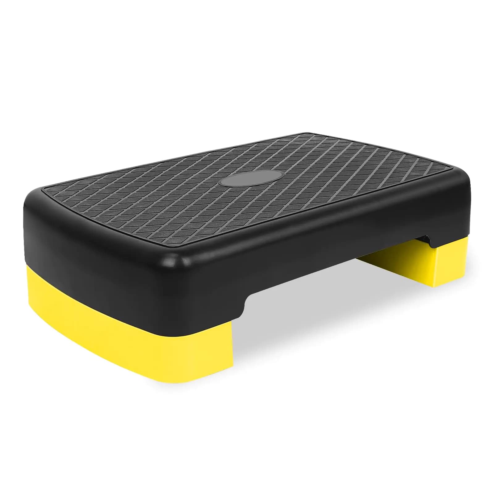 HaoKang Height-Adjustable 4-6 Step Aerobics Platform Fitness Equipment Stepper Trainer Exercise Step Platform with 2 Riser