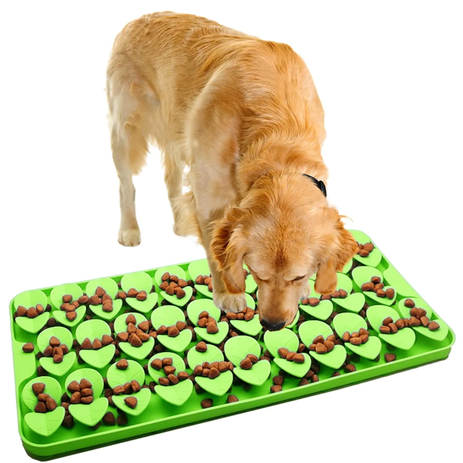 Drescu Medium Silicone Snuffle Mat for Dogs Dog Lick Mat Slow Feeder for Slow EatingSuction Cups Snuffle Mat for Dogs Large Breed Training SmellEncourages Natural Foraging SkillSniffing