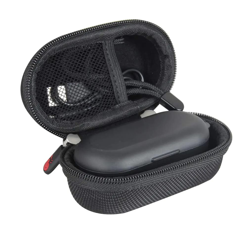 Hermitshell Hard Travel Case for TOZO T10 Bluetooth 5.3 Wireless Earbuds (Black)