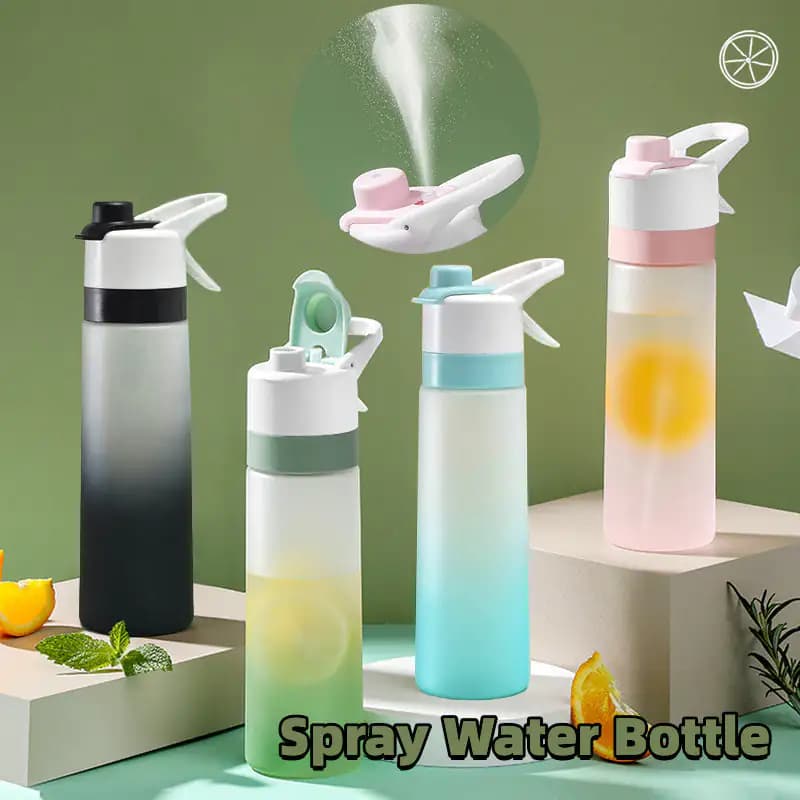 Spray Water Bottle Large Capacity