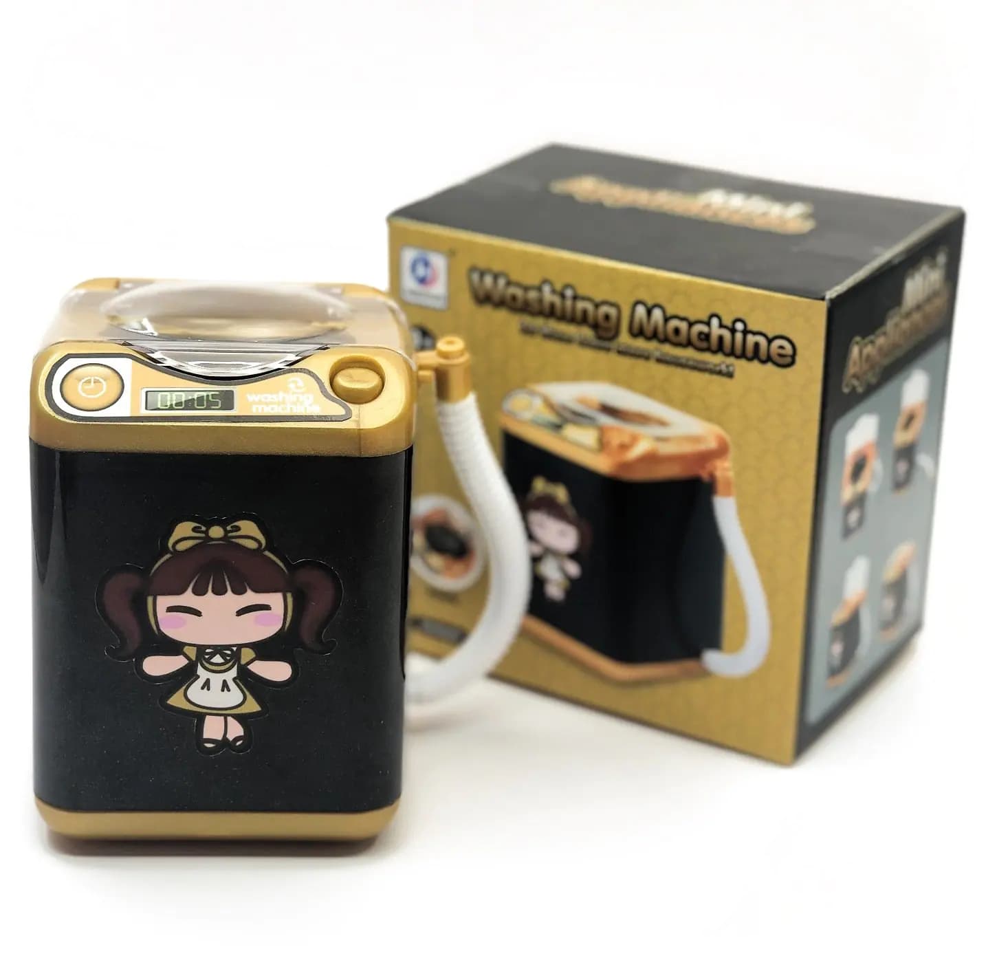 Mini Puff Washing Machine Toy for Beauty Makeup Brushes