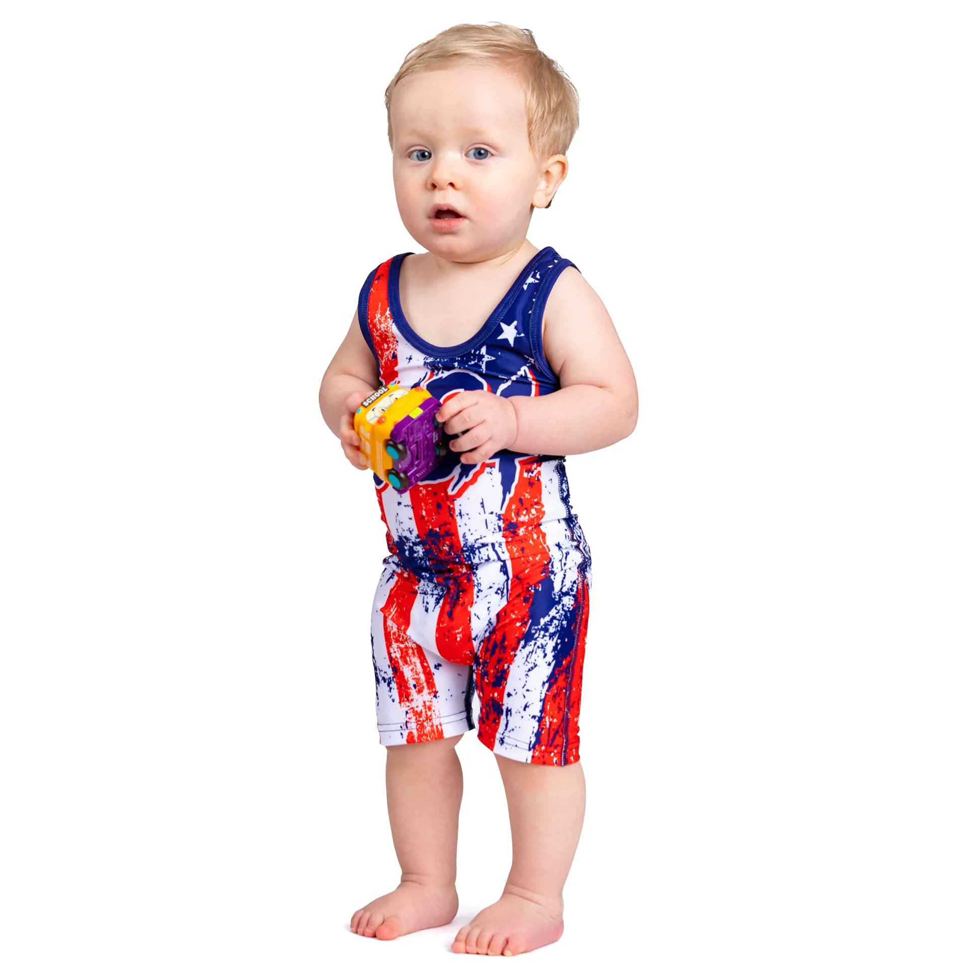 KO Sports Gear - Baby Wrestling Singlet (USA Infant)