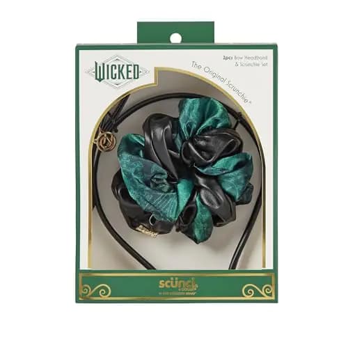Conair Wicked Bow Headband & Twist scrunchie set - hair accessories - hair accessories for girls - gifts for her - Scunci 2PK