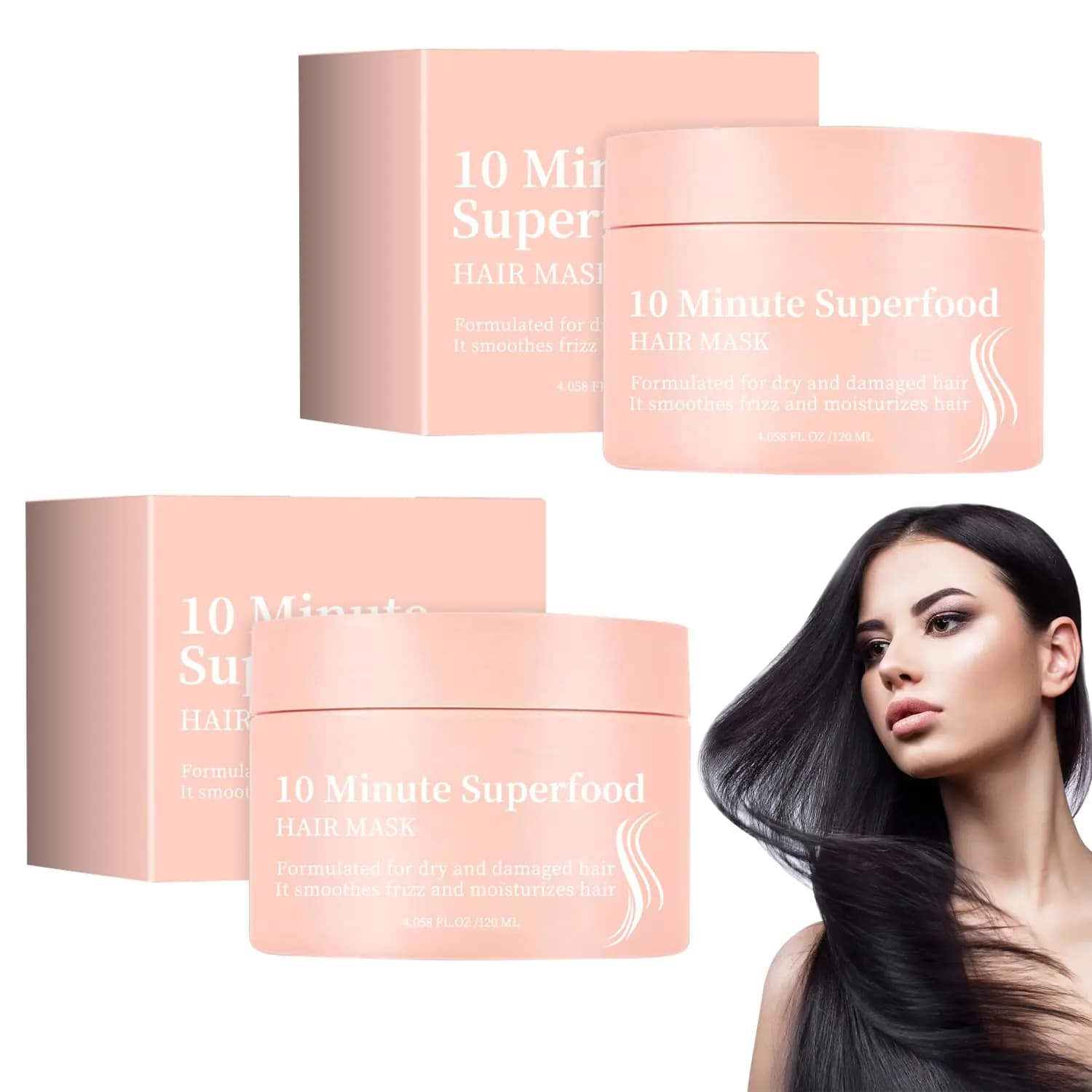 Vitamin Infusion Hair Mask Moisturizing Treatment 2-Pack