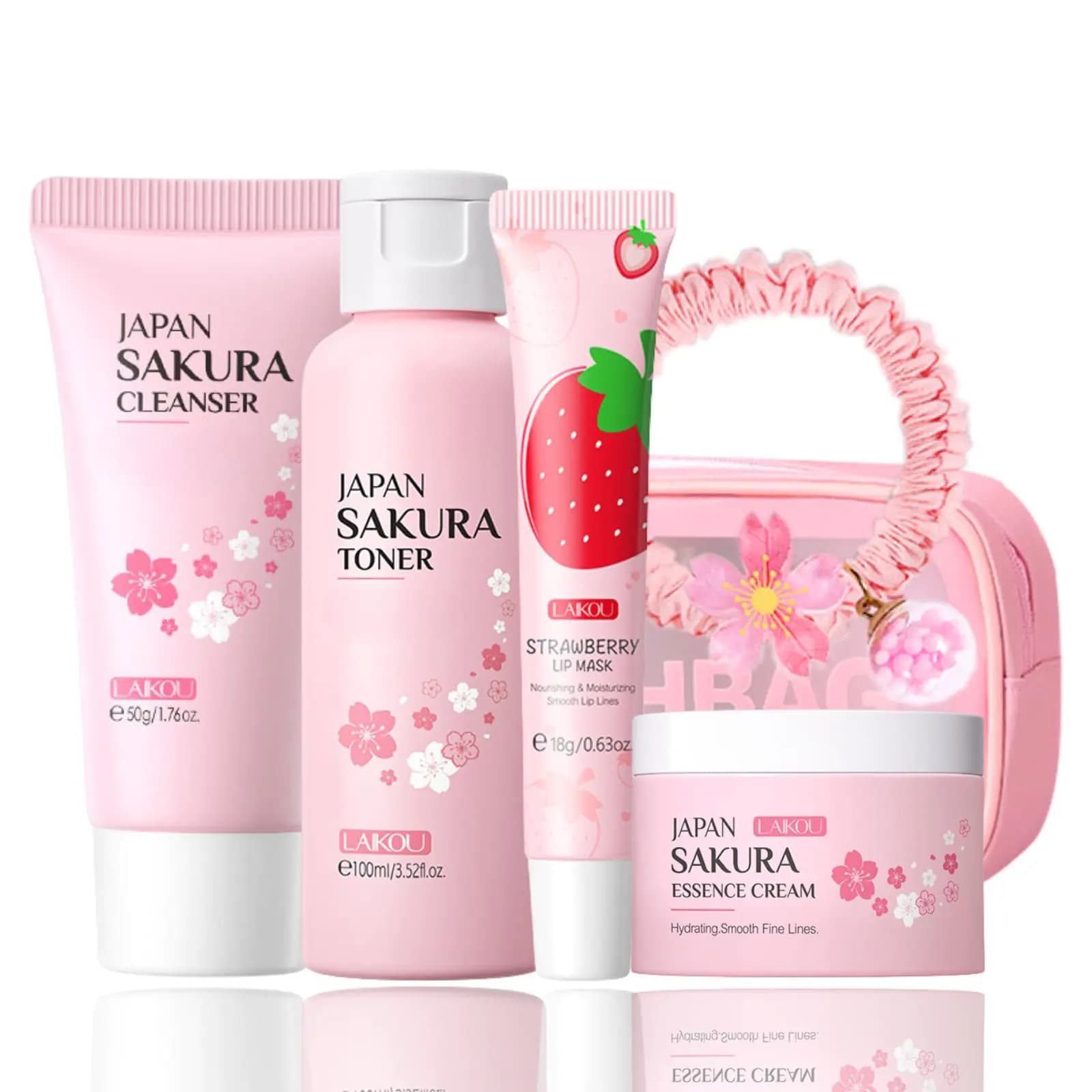 Cherry Blossom Skincare Set - 6 Piece