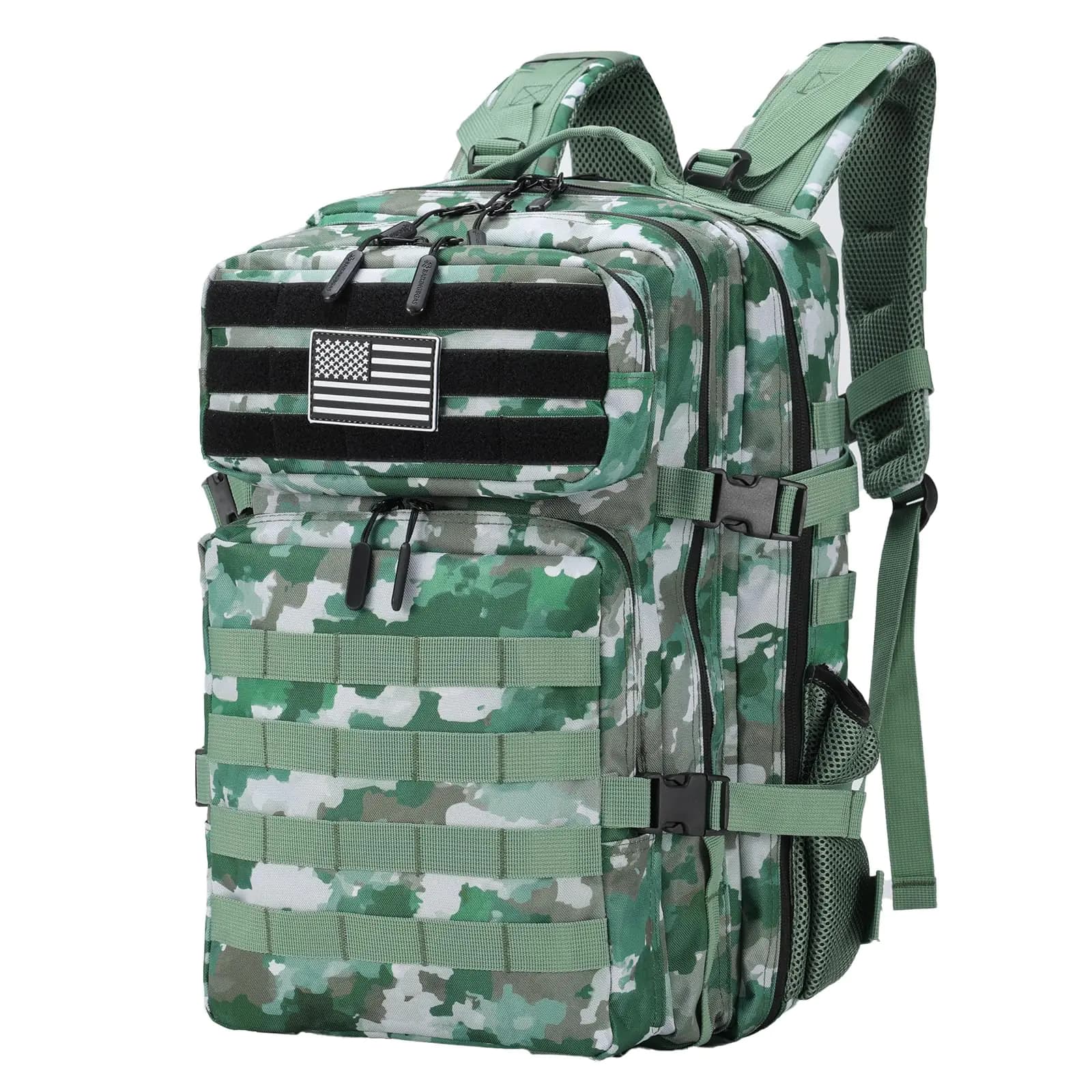 BAIXINGBAGS 45L Tactical Backpack Waterproof Military Backpack for Men Tactical Operations Highland Tactical Assault Backpack (Desert Camo)