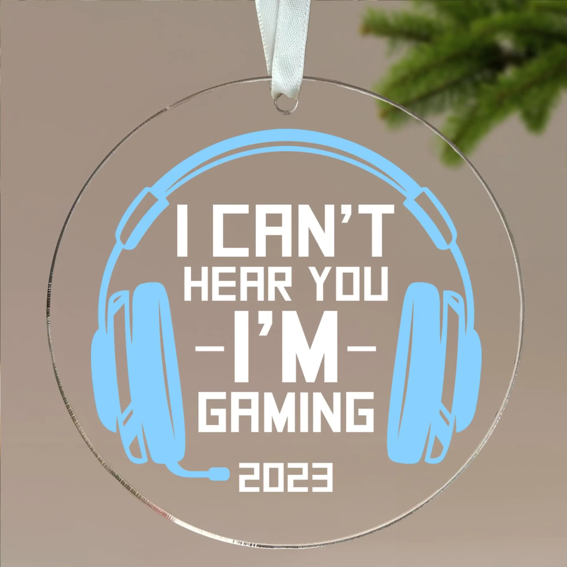 Gaming Ornaments - Gaming Ornaments for Christmas Tree Gaming Christmas Ornaments - Video Game Christmas Ornament - Gamer Ornaments for Christmas Tree - Acrylic Christmas Video Game Ornament