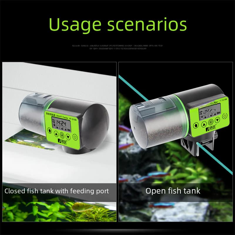 Smart Automatic Fish Feeder for Aquariums (Large Capacity)