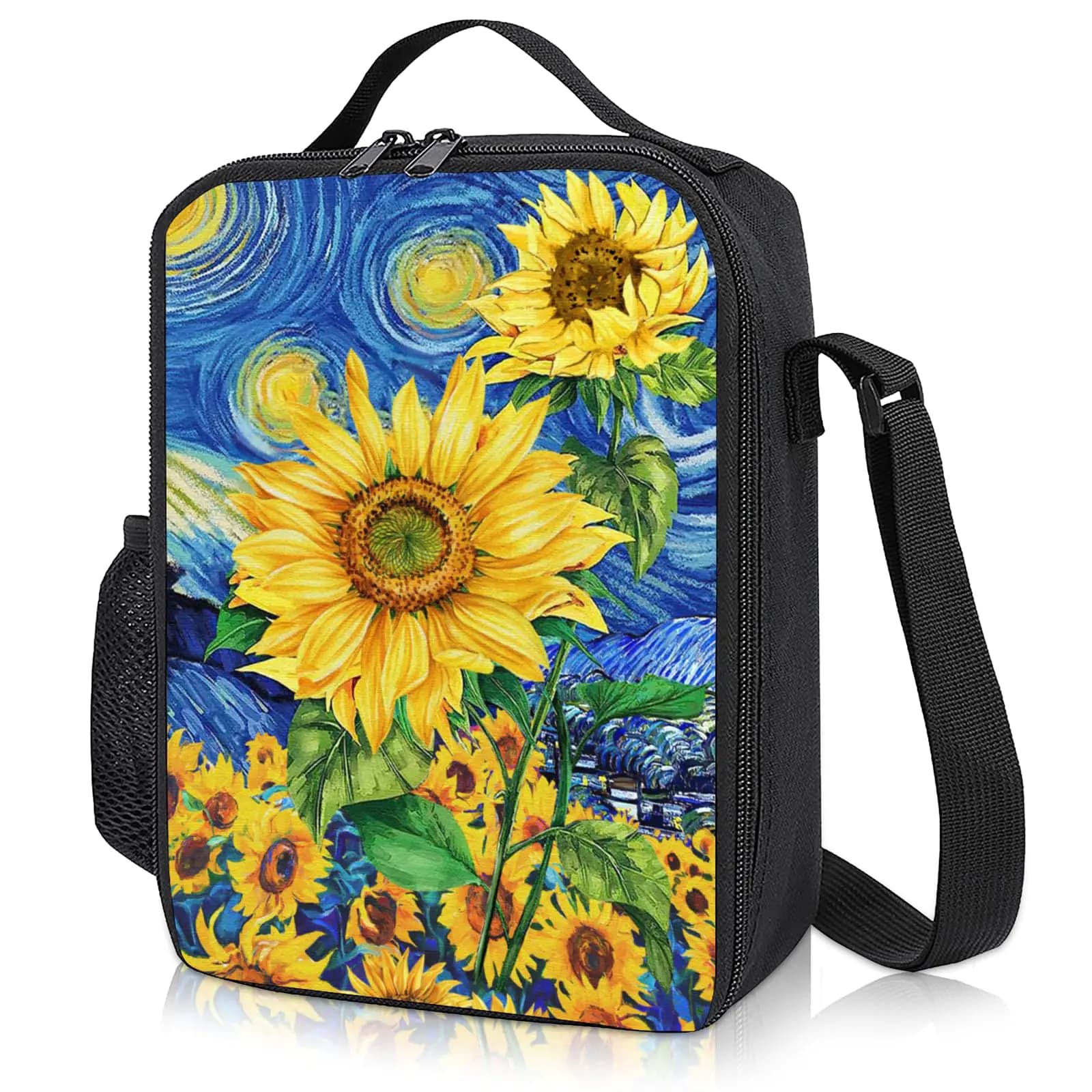 Insulated Lunch Bag for Kids Sunflower