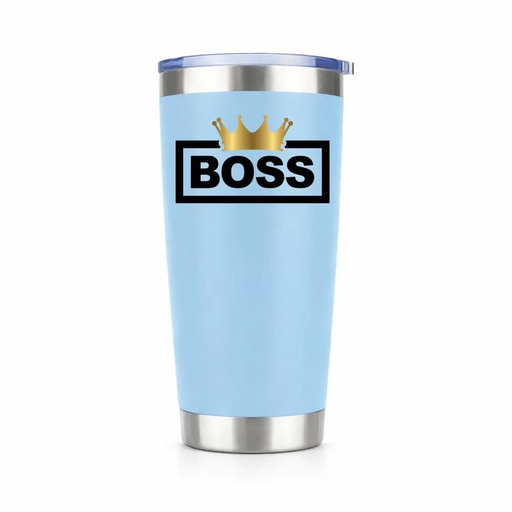 Boss Crown 20oz Insulated Vacuum Sealed Tumbler