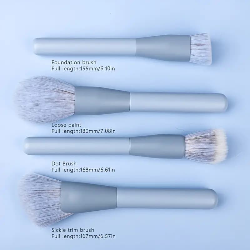 13-Piece Premium Synthetic Makeup Brushes Set with Bag