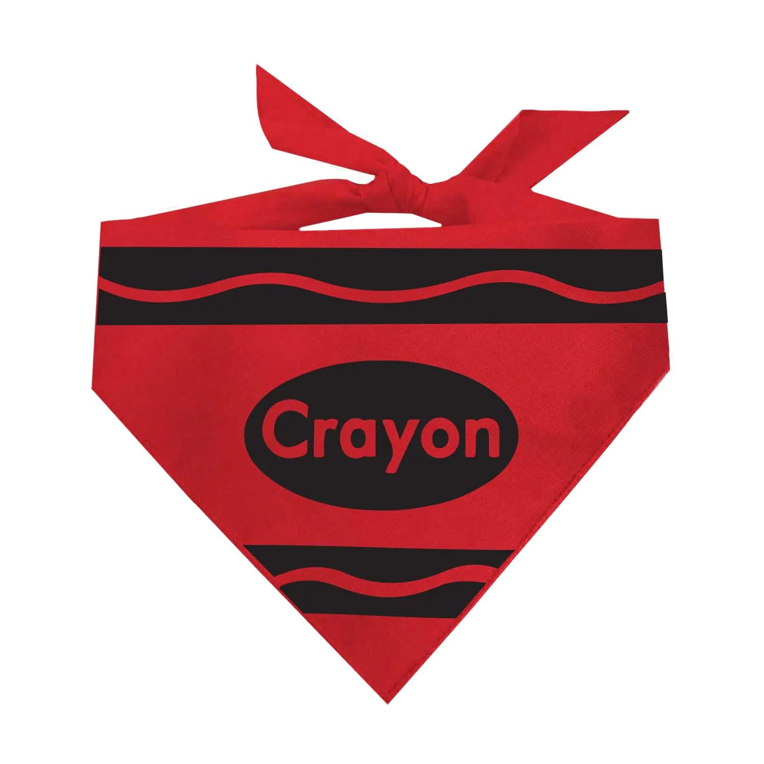 Crayon Halloween Costume Dog Bandana (Red OS 1152)