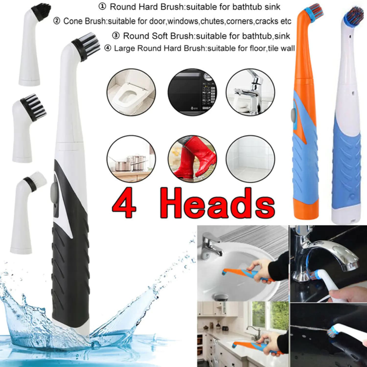 Sonic Scrubber - Wireless Electric Cleaning Brush