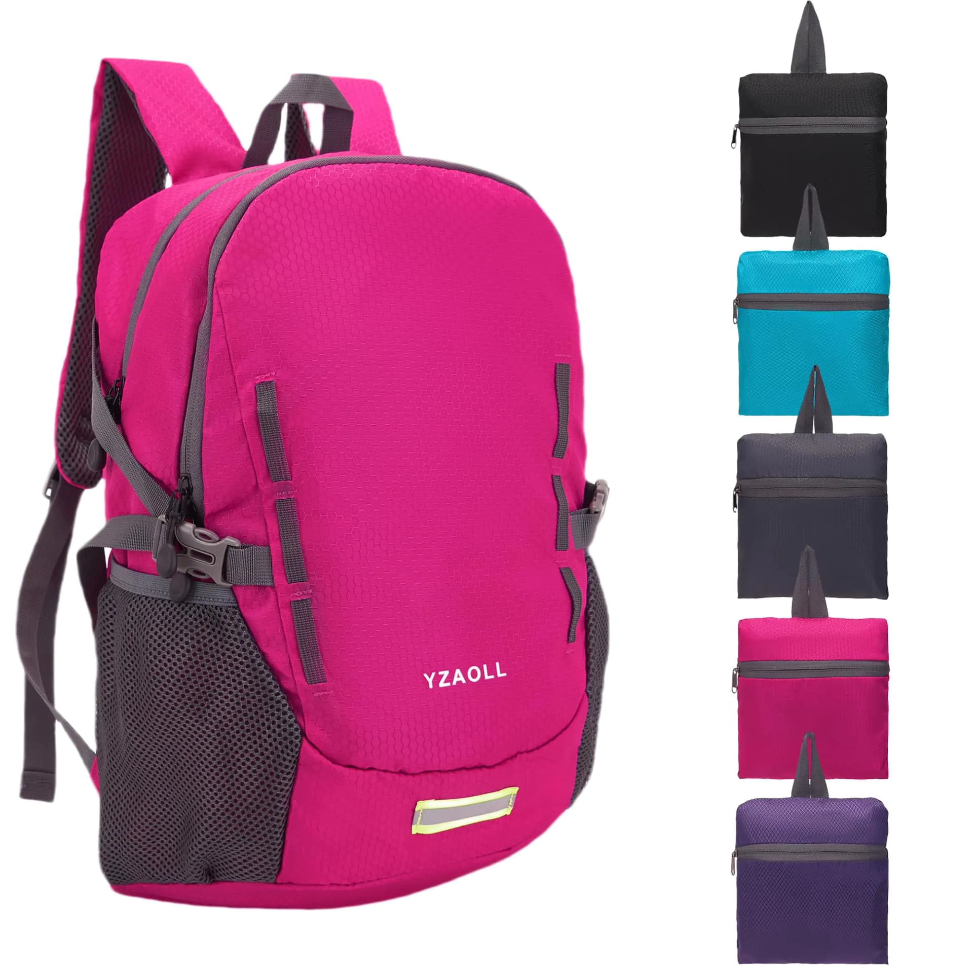 YZAOLL Ultra Lightweight Packable Backpack 20L Foldable Backpack Water Resistant Daypack for Women Men Travel Hiking Backpack