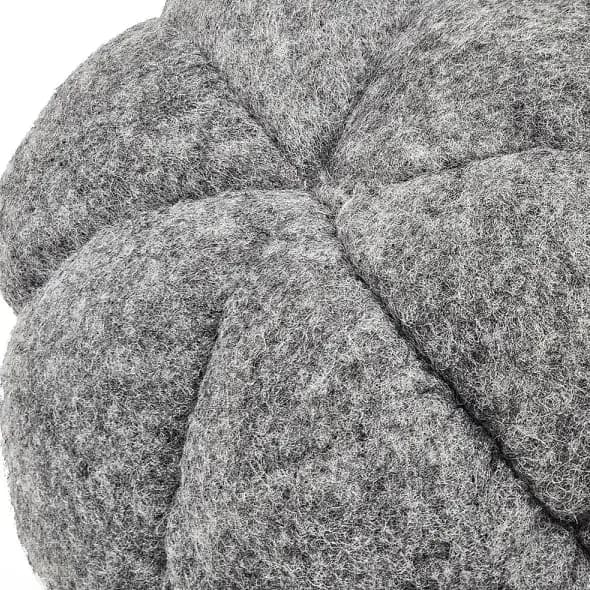 Set Of 3, 8.3x8.3x5.5 Gray Pumpkin, Pumpkin Ornament Decor For Holiday Harvest Festival Fall Festival Thanksgiving