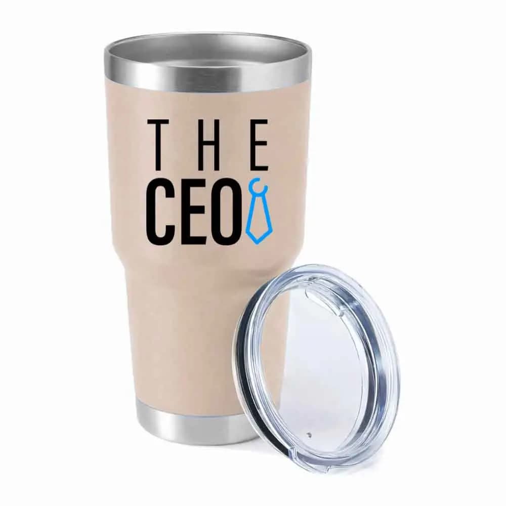 The CEO 30oz Insulated Vacuum Sealed Tumbler