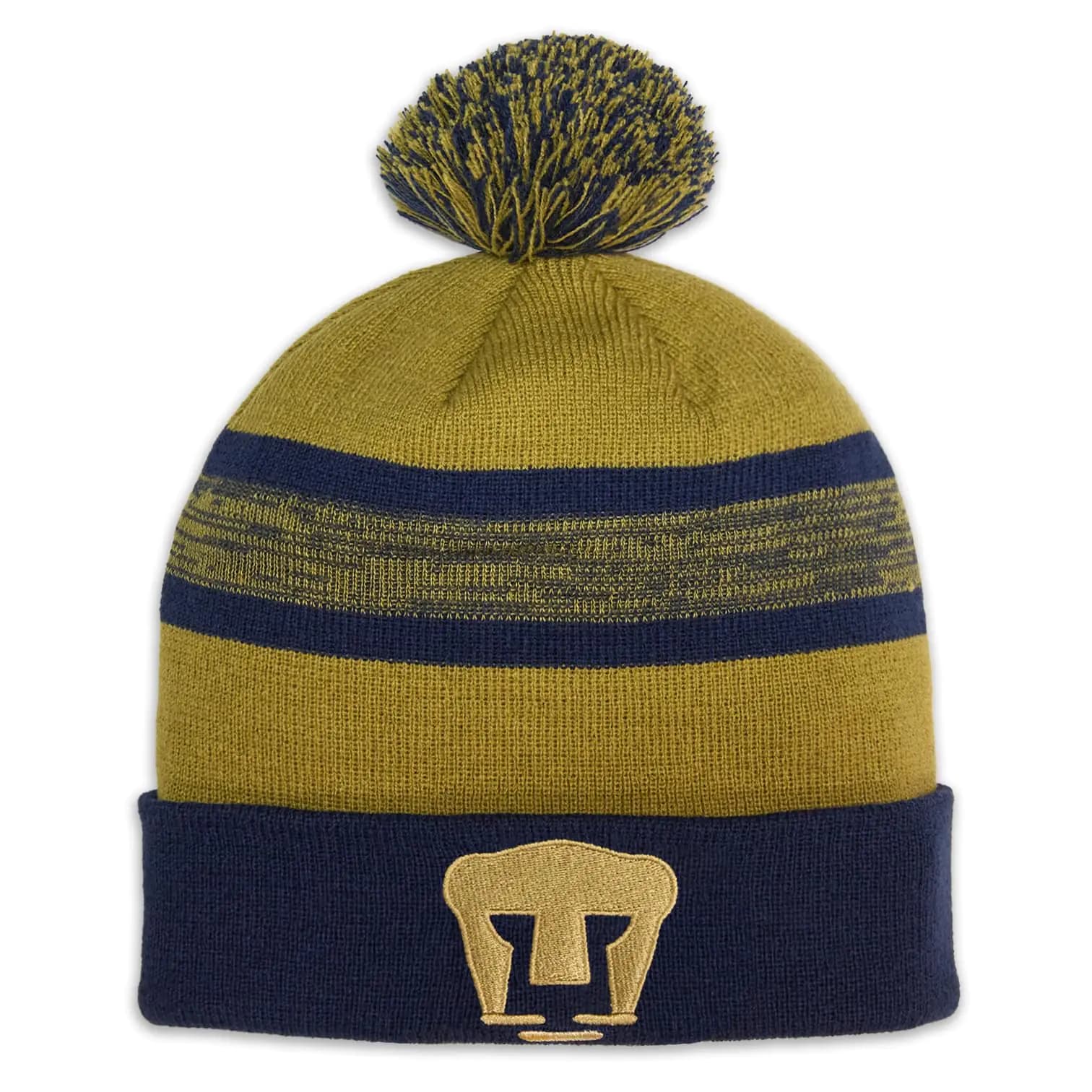 Icon Sports Officially Licensed Pumas UNAM Pom Beanie - Premium Soft Knit Winter Hat for Pumas UNAM Fans Warm Soccer Fan Gear