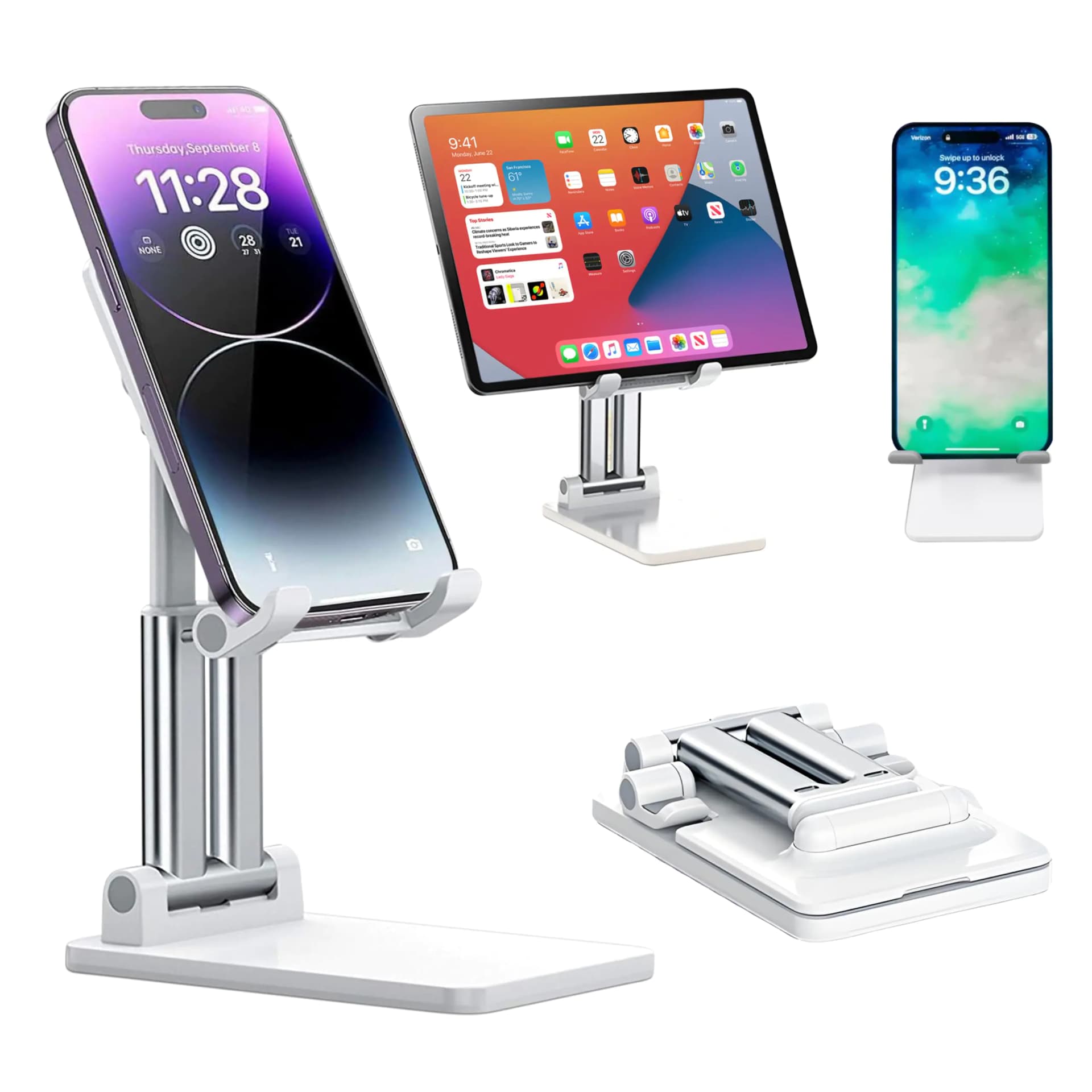 Foldable Adjustable Phone Stand for Desk