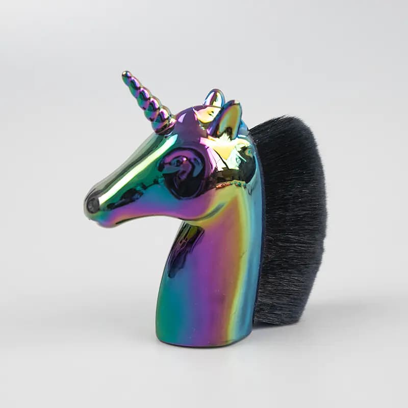 Unicorn Makeup Brushes Set - Rose Gold Powder Brush