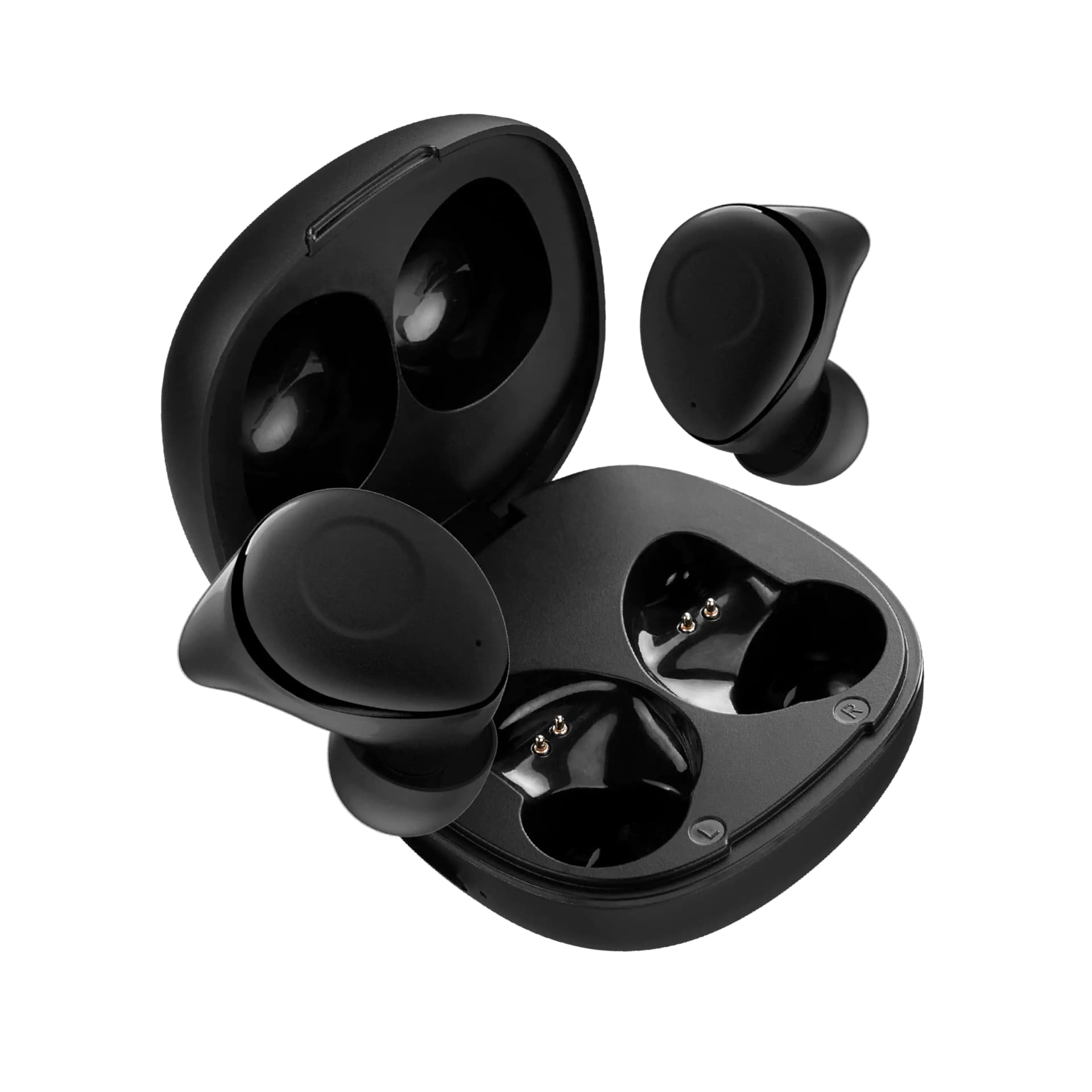 Coby True Wireless Earbuds Charging Case | Bluetooth Headphones Automatic Pair | Portable Wireless Ear Buds Wireless Bluetooth Earbuds up to 40-HR Play Compatible w/Siri Google