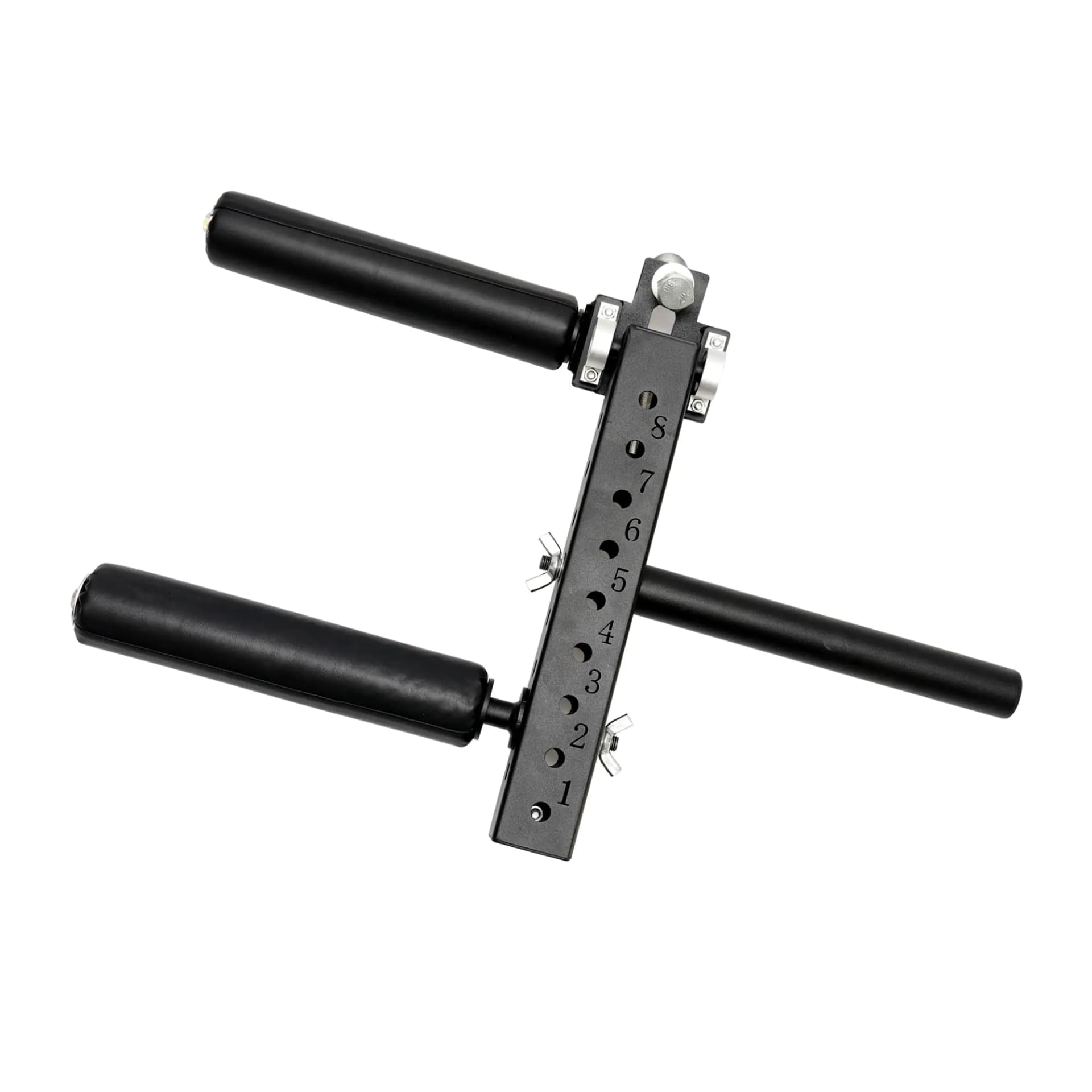 EVERYMATE Seated Leg Strength Extension Equipment and Curl Athletic Practice MachineAdjustable Leg Fitness Equipment Attachment Fitness Squat Rack Accessories( 1 inch Aperture Rack Hole)