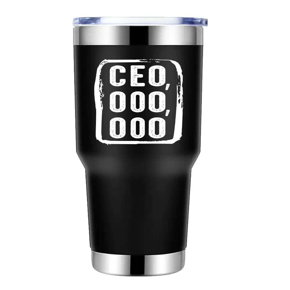 CEO,000,000 30oz Insulated Vacuum Sealed Tumbler