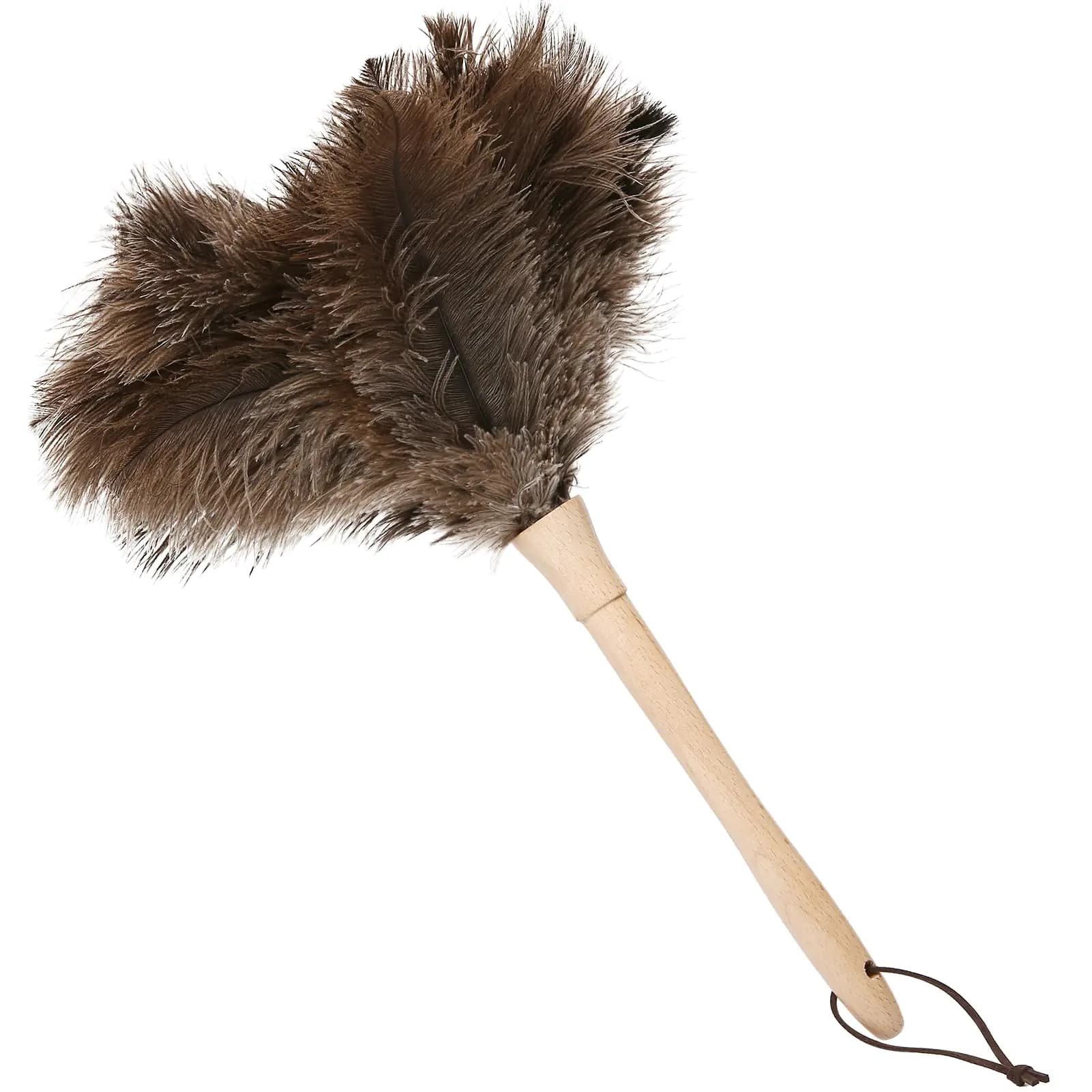 Daieeparty 16 inch Ostrich Duster Fluffy Natural Feather Dusters with Wooden Handle Cleaning Supplies for Home Office Car