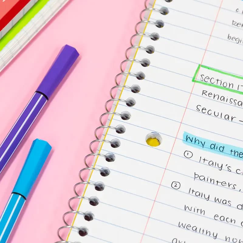 Spiral Notebook College Ruled 70 Count