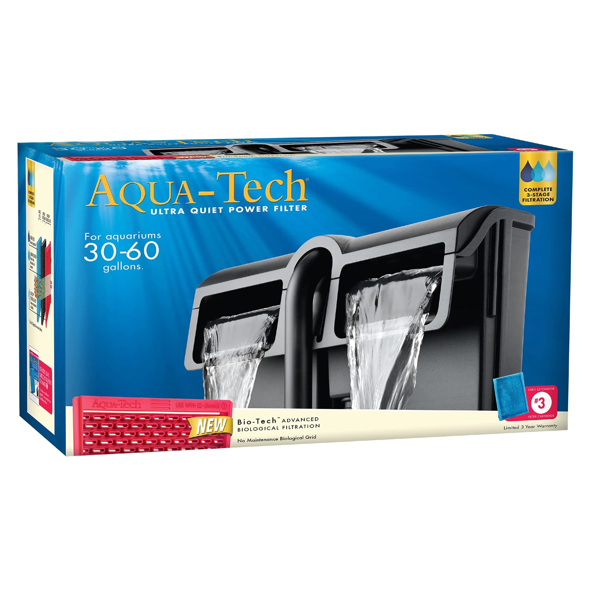 AQUA-TECH Power Aquarium Filter 30 to 60-Gallon Aquariums (ML90740-00)